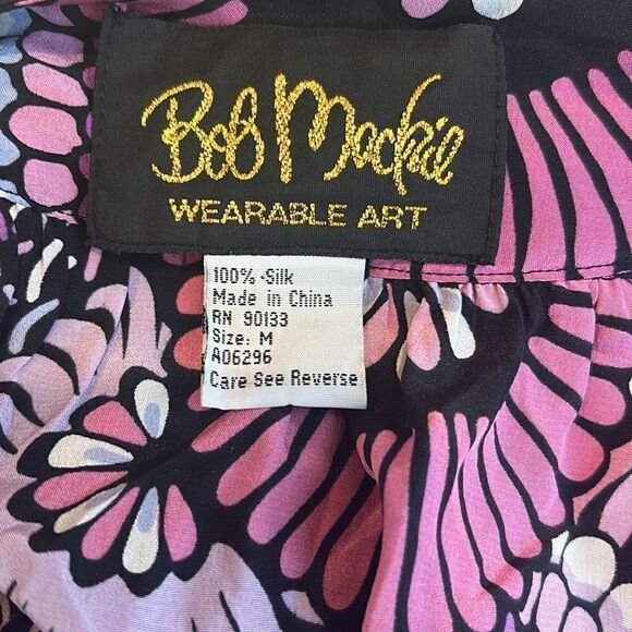 Vintage Bob Mackie Wearable Art tunic , 100% silk. - Picture 5 of 5
